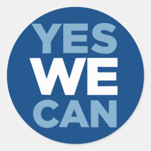 Yes We Can Sticker