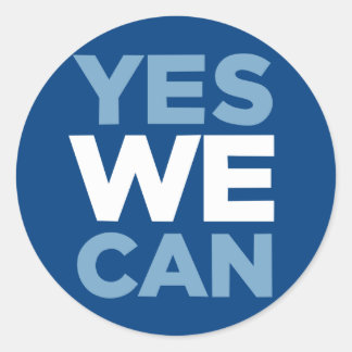 Yes We Can Sticker