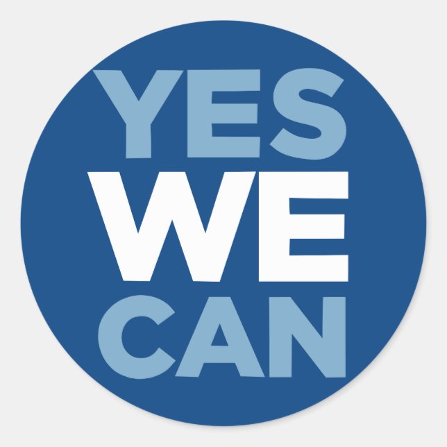 Yes We Can Sticker (Front)