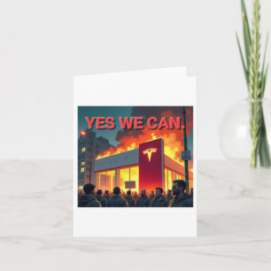 Yes We Can Sticker Card