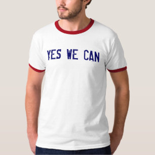 YES WE CAN w/ Lyrics on back T-Shirt