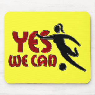 YES WE CAN - Women Soccer Mouse Mat