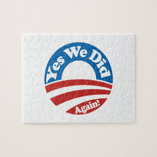 Yes We Did, Again! Jigsaw Puzzle