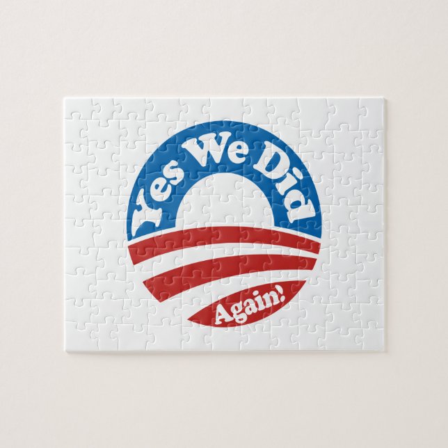 Yes We Did, Again! Jigsaw Puzzle (Horizontal)