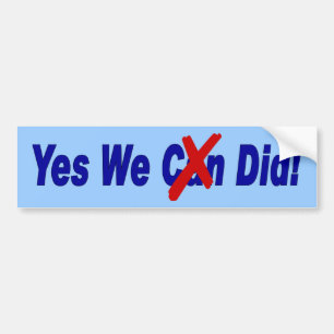 Yes We Did! Bumper Sticker