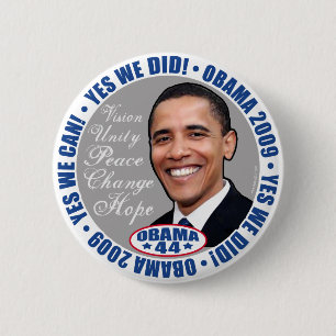 yes We Did President Obama Button