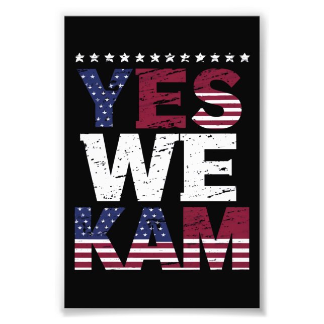 Yes We Kam Saying Quote Photo Print (Front)