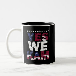 Yes We Kam Saying Quote Two-Tone Coffee Mug