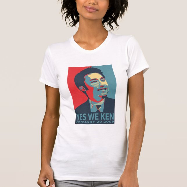 Yes We Ken (Obama) T-shirt - Customised (Front)