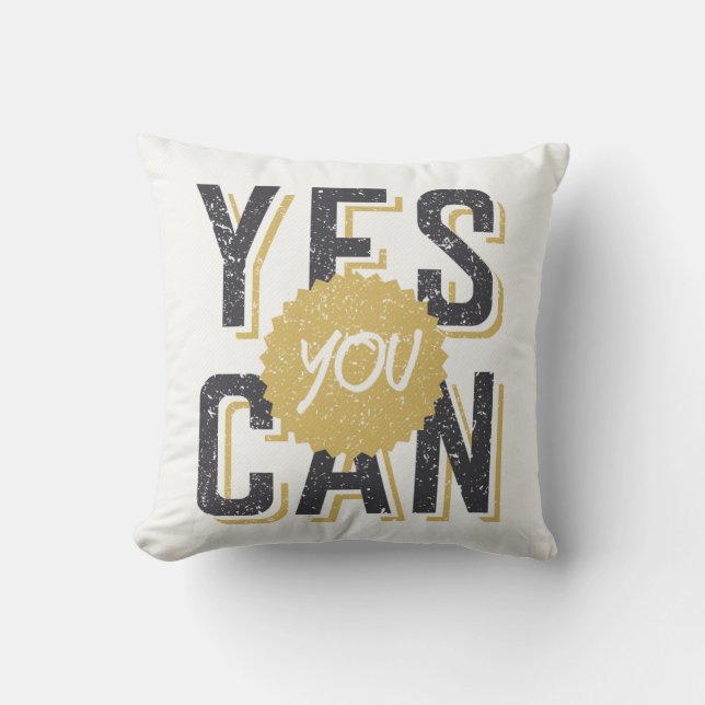 Yes You Can 3 Cushion (Front)