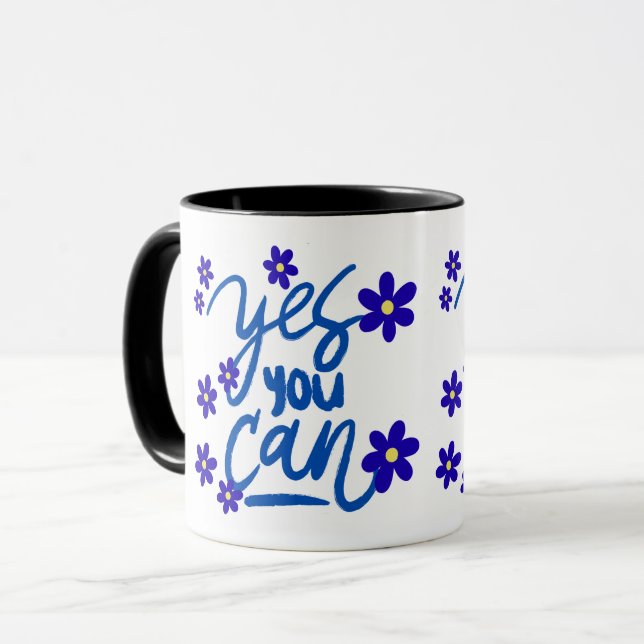 YES YOU CAN GIFT BIRTHDAY ANNIVERSARY PROMOTION MUG (Front Left)