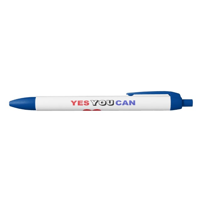 Yes You Can Love Me Black Ink Pen (Top)