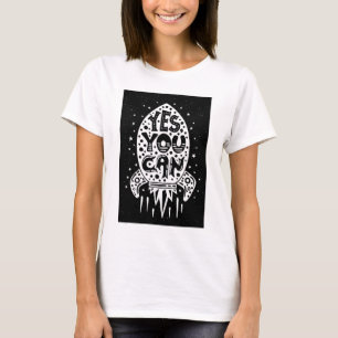 Yes You Can Rocketship T-Shirt