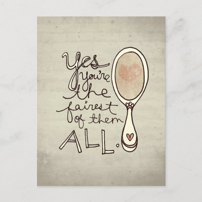 yes you're the fairest postcard (Front)