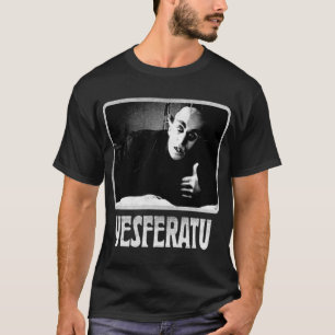Yesferatu funny Nosferatu positive goth horror lov T-Shirt