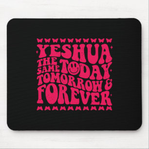 Yeshua Christian Fall Season Bible Verse Groovy Bu Mouse Mat