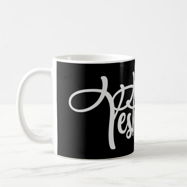 Yeshua Hebrew Name Shirt Jesus Christian Gift T-Sh Coffee Mug (Left)