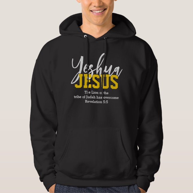 YESHUA JESUS Christian Hoodie (Front)
