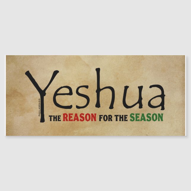 Yeshua (Jesus) Christmas Reason for the Season (Front)