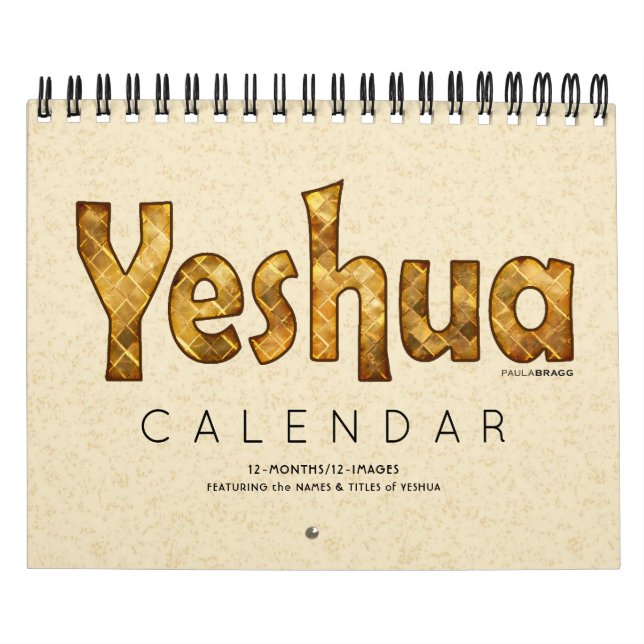 YESHUA Jesus Hebrew Jewish Name Christian Messiah Calendar (Cover)