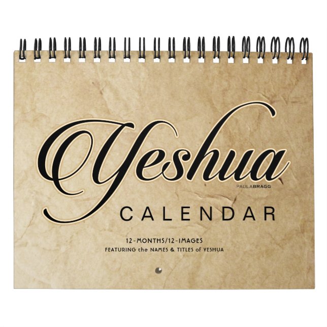 YESHUA Jesus Hebrew Jewish Name Christian Messiah Calendar (Cover)