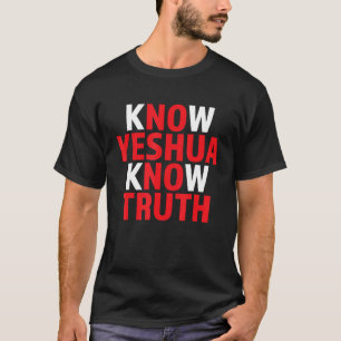 Yeshua Shirt Christian Faith Hebrew Name for Jesus