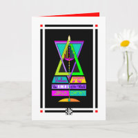 Yeshua, the Light of the world, Jesus Christ card