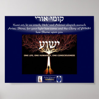 Yeshua the Tree of Life Poster