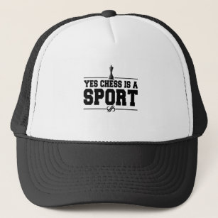 Yess Chess is a Sport Funny Chess Board lovers Trucker Hat