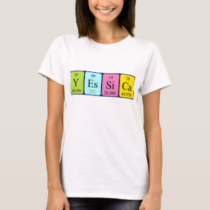 Yessica periodic table name shirt