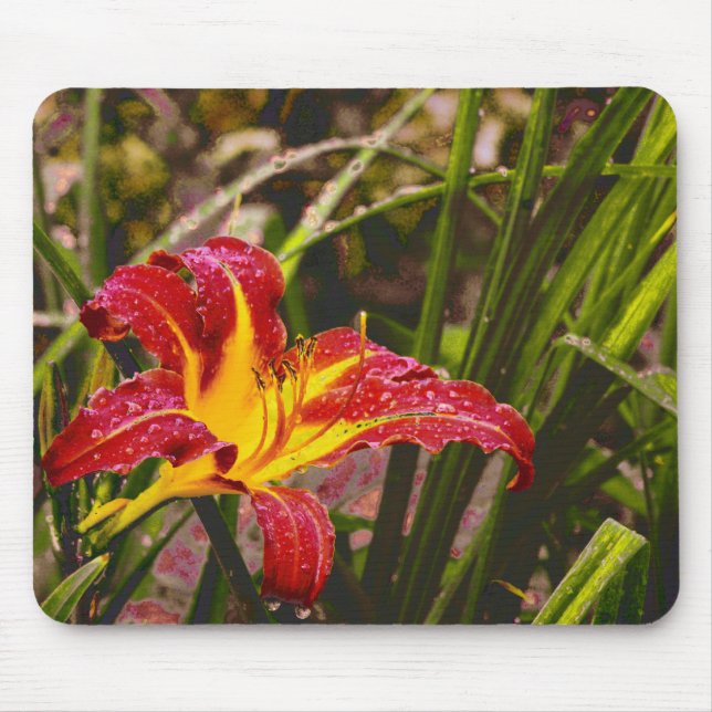 Yesterday Lily After The Rain Mouse Mat (Front)