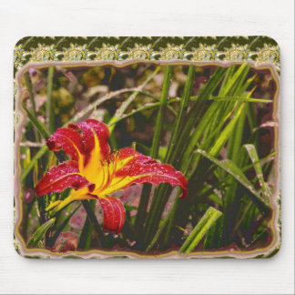 Yesterday Lily After The Rain Mouse Mat