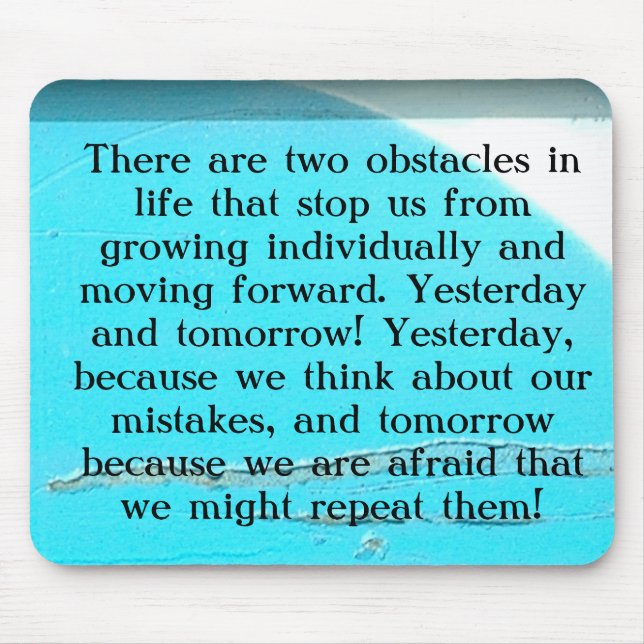 Yesterday & Tomorrow Mouse Mat (Front)