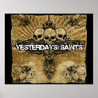 Yesterday's Saints Logo Poster