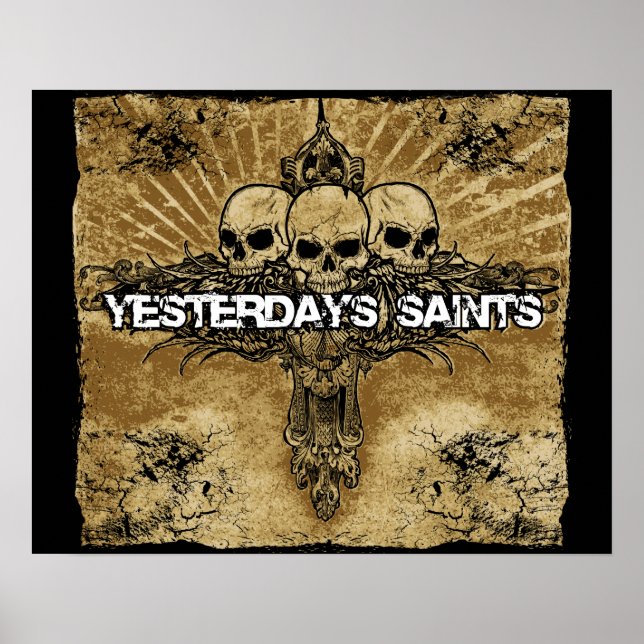 Yesterday's Saints Logo Poster (Front)