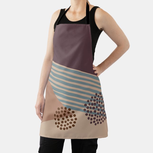 Yet Another Mid-Century Modern Abstract  Apron (Insitu)
