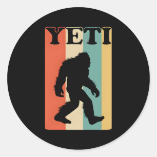 Yeti 1970 Rainbow Classic Round Sticker