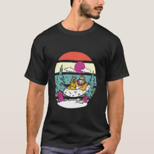 Yeti beach hammock drink tropical sunset trees sun T-Shirt