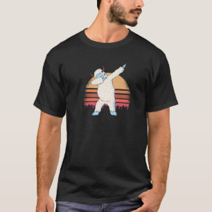 Yeti Bigfoot Sasquatch - Dabbing Retro Vintage Sun T-Shirt