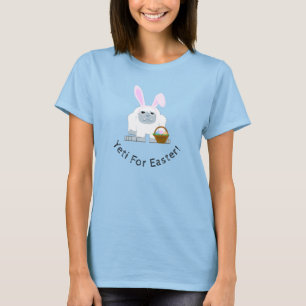 Yeti For Easter Cute Easter Yeti T-Shirt
