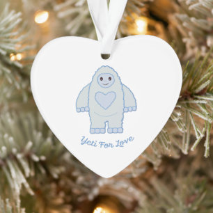 Yeti for Love Ornament