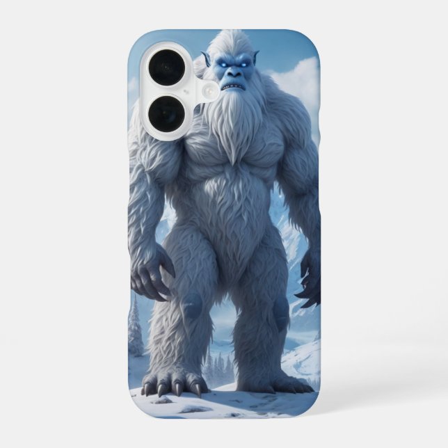 Yeti Guardian iPhone 16 Case (Back)