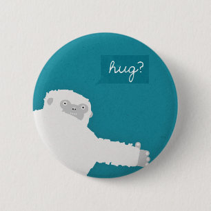 Yeti Hug 6 Cm Round Badge