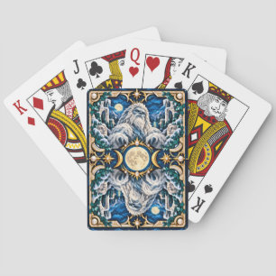Yeti, Paper Cut Monster Playing Cards