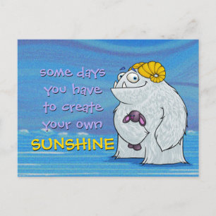 Yeti, postcard