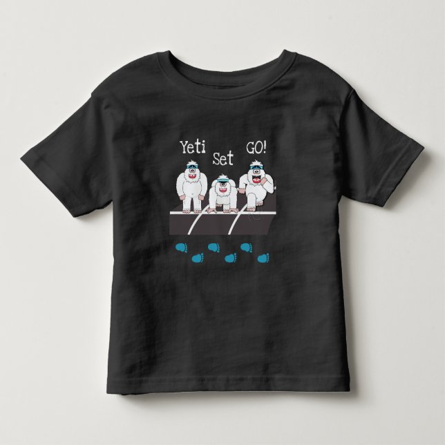 Yeti Set Go Toddler T-Shirt (Front)