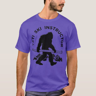 Yeti Ski Instructor Tee Mountain Ape Snowman