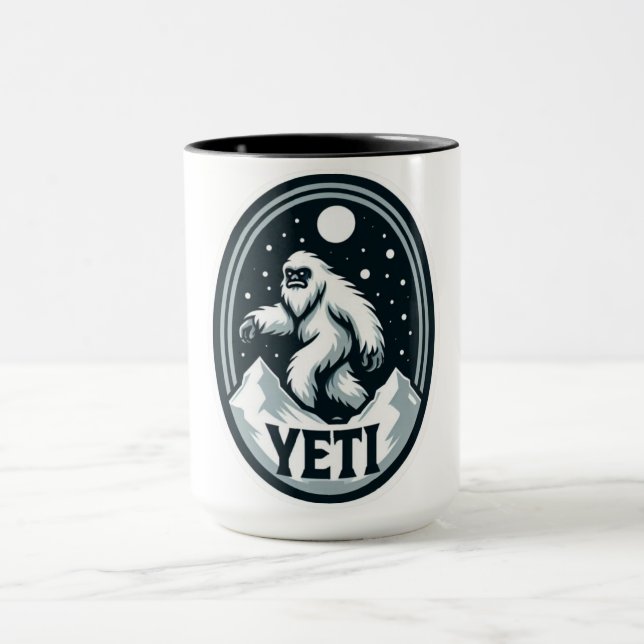 Yeti travel around Snow Mount Coffee Mug (Center)