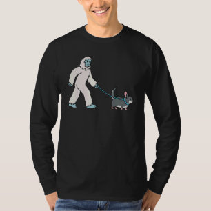 Yeti Walking Chinchilla Cryptozoology Pet T-Shirt