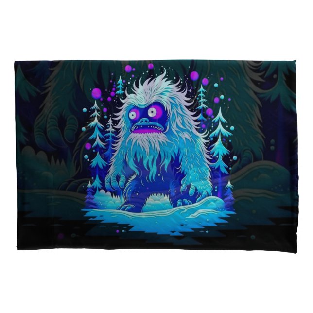 Yeti Winter Wonderland Pillowcase (Front)